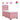 Pat box spring cu saltea, roz, 80x200 cm, catifea
