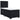 Pat box spring cu saltea, negru, 90x190 cm, catifea