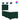 Pat box spring cu saltea, verde închis, 90x190 cm, catifea
