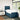 Pat box spring cu saltea, albastru, 90x190 cm, catifea