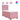 Pat box spring cu saltea, roz, 90x190 cm, catifea