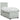 Pat box spring cu saltea, gri deschis, 90x200 cm, catifea