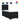 Pat box spring cu saltea, negru, 90x200 cm, catifea