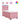Pat box spring cu saltea, roz, 90x200 cm, catifea