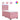 Pat box spring cu saltea, roz, 90x200 cm, catifea