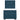 Pat box spring cu saltea, albastru, 100x200 cm, catifea