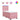 Pat box spring cu saltea, roz, 100x200 cm, catifea