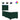 Pat box spring cu saltea, verde închis, 100x200 cm, catifea