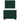 Pat box spring cu saltea, verde închis, 100x200 cm, catifea