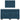 Pat box spring cu saltea, albastru, 120x190 cm, catifea