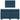 Pat box spring cu saltea, albastru, 120x190 cm, catifea