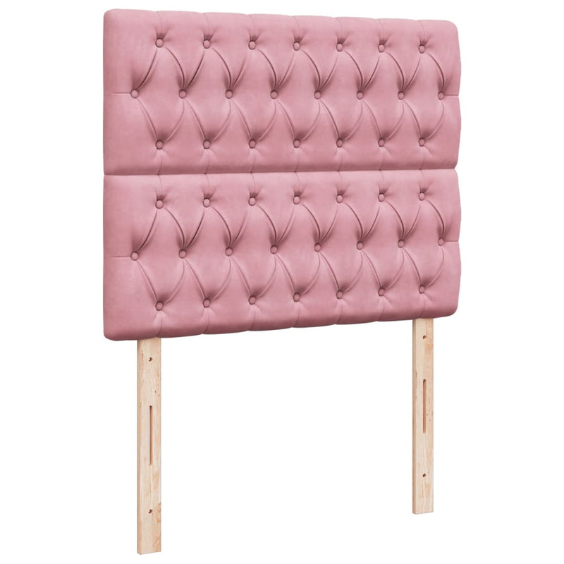Pat box spring cu saltea, negru, 120x190 cm, catifea