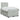Pat continental cu saltea, gri deschis, 120x200 cm, catifea