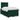 Pat box spring cu saltea, verde închis, 120x200 cm, catifea