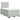 Pat continental cu saltea, gri deschis, 120x200 cm, catifea