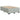 Pat continental cu saltea, gri deschis, 120x200 cm, catifea