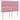 Pat box spring cu saltea, roz, 140x190 cm, catifea