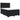 Pat box spring cu saltea, negru, 140x200 cm, catifea