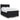 Pat box spring cu saltea, negru, 160x200 cm, catifea