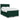 Pat box spring cu saltea, verde închis, 160x200 cm, catifea