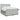 Pat box spring cu saltea, gri deschis, 180x200 cm, catifea