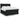 Pat box spring cu saltea, negru, 180x200 cm, catifea