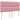 Pat box spring cu saltea, roz, 200x200 cm, catifea
