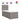 Pat box spring cu saltea, gri taupe, 80x200 cm, textil