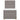 Pat box spring cu saltea, gri taupe, 80x200 cm, textil