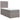 Pat box spring cu saltea, gri taupe, 90x190 cm, textil