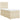Pat box spring cu saltea, crem, 90x190 cm, textil