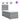 Pat box spring cu saltea, gri deschis, 90x200 cm, textil