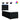 Pat box spring cu saltea, negru, 90x200 cm, textil