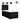 Pat box spring cu saltea, negru, 90x200 cm, textil