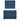 Pat box spring cu saltea, albastru, 100x200 cm, textil