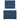 Pat box spring cu saltea, albastru, 100x200 cm, textil