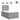 Pat box spring cu saltea, gri deschis, 120x190 cm, textil