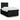 Pat box spring cu saltea, negru, 120x190 cm, catifea