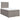 Pat box spring cu saltea, gri taupe, 120x200 cm, textil