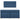 Pat box spring cu saltea, albastru, 140x200 cm, textil