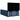Pat box spring cu saltea, albastru, 140x200 cm, textil