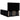 Pat box spring cu saltea, negru, 140x200 cm, textil