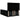 Pat box spring cu saltea, negru, 140x200 cm, textil