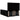 Pat box spring cu saltea, negru, 140x200 cm, textil
