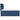 Pat box spring cu saltea, albastru, 180x200 cm, material textil