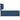 Pat box spring cu saltea, albastru, 200x200 cm, textil