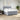 Pat box spring cu saltea, gri deschis, 200x200 cm, textil