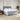 Pat box spring cu saltea, gri deschis, 200x200 cm, textil