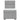 Pat box spring cu saltea, gri deschis, 90x200 cm, textil