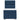 Pat box spring cu saltea, albastru, 90x200 cm, textil